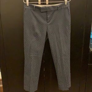 Grey & Black pattered capris